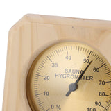 Wooden Sauna Hygrothermograph Wall Mounted Reliable High Accuracy Sauna Humidity Temperature for Indoor