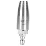 High Pressure Rotary Nozzle 1/4inch Quick Connector 350bar Stainless Steel Pressure Washer Rotating Nozzle for Car Home Garden