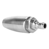 High Pressure Rotary Nozzle 1/4inch Quick Connector 350bar Stainless Steel Pressure Washer Rotating Nozzle for Car Home Garden - Low Angle