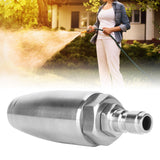 High Pressure Rotary Nozzle 1/4inch Quick Connector 350bar Stainless Steel Pressure Washer Rotating Nozzle for Car Home Garden