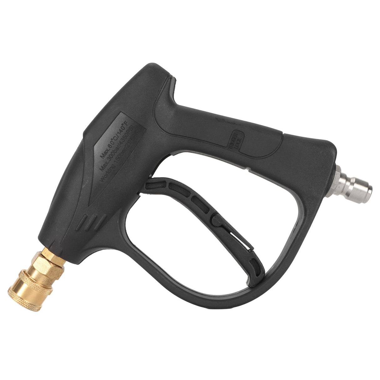 High Pressure Washer Handle Pure Copper Spool 4350PSI Pressure Washer Sprayer Handle with 3/8 Inch Quick Connector for Car Cleaning