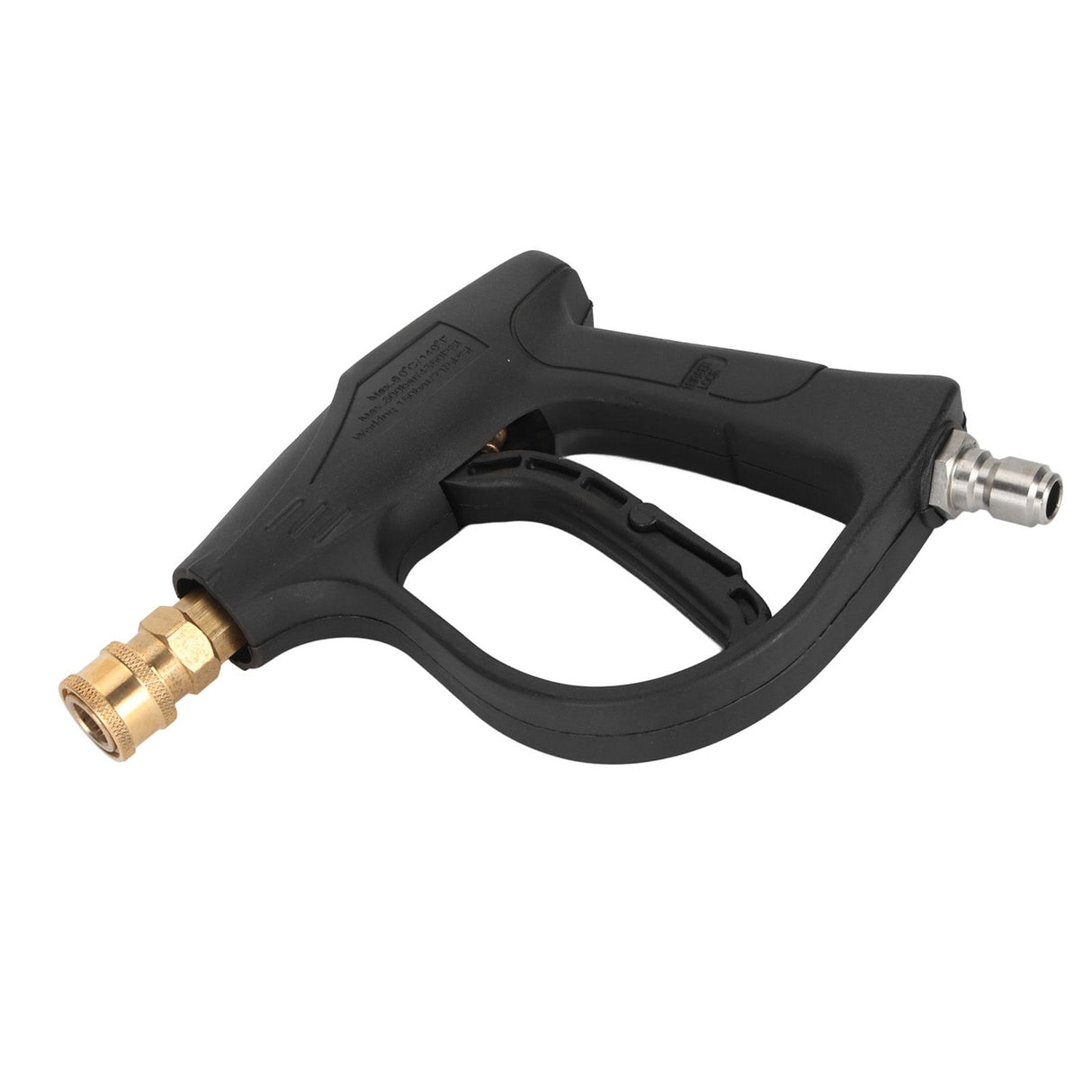 High Pressure Washer Handle Pure Copper Spool 4350PSI Pressure Washer Sprayer Handle with 3/8 Inch Quick Connector for Car Cleaning