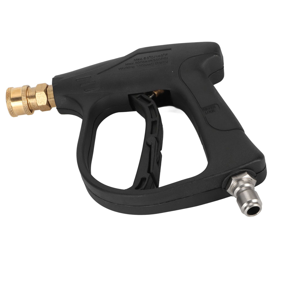 High Pressure Washer Handle Pure Copper Spool 4350PSI Pressure Washer Sprayer Handle with 3/8 Inch Quick Connector for Car Cleaning
