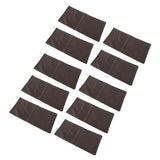 10PCS Sandless Sand Bags Drawstring Flood Water Barriers Polyester 9.8x19.7in Dam Bag for Basement Garage Anti Flood Coffee