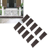 10PCS Sandless Sand Bags Drawstring Flood Water Barriers Polyester 9.8x19.7in Dam Bag for Basement Garage Anti Flood Coffee