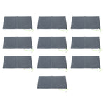 10PCS Sandless Sand Bags Drawstring Flood Water Barriers Polyester 9.8x19.7in Dam Bag for Basement Garage Anti Flood Grey