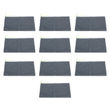 10PCS Sandless Sand Bags Drawstring Flood Water Barriers Polyester 9.8x19.7in Dam Bag for Basement Garage Anti Flood Grey