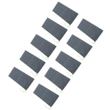 10PCS Sandless Sand Bags Drawstring Flood Water Barriers Polyester 9.8x19.7in Dam Bag for Basement Garage Anti Flood Grey
