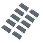 10PCS Sandless Sand Bags Drawstring Flood Water Barriers Polyester 9.8x19.7in Dam Bag for Basement Garage Anti Flood Grey