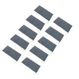 10PCS Sandless Sand Bags Drawstring Flood Water Barriers Polyester 9.8x19.7in Dam Bag for Basement Garage Anti Flood Grey - 45-Degree Angle