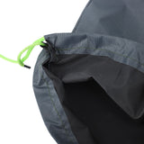 10PCS Sandless Sand Bags Drawstring Flood Water Barriers Polyester 9.8x19.7in Dam Bag for Basement Garage Anti Flood Grey