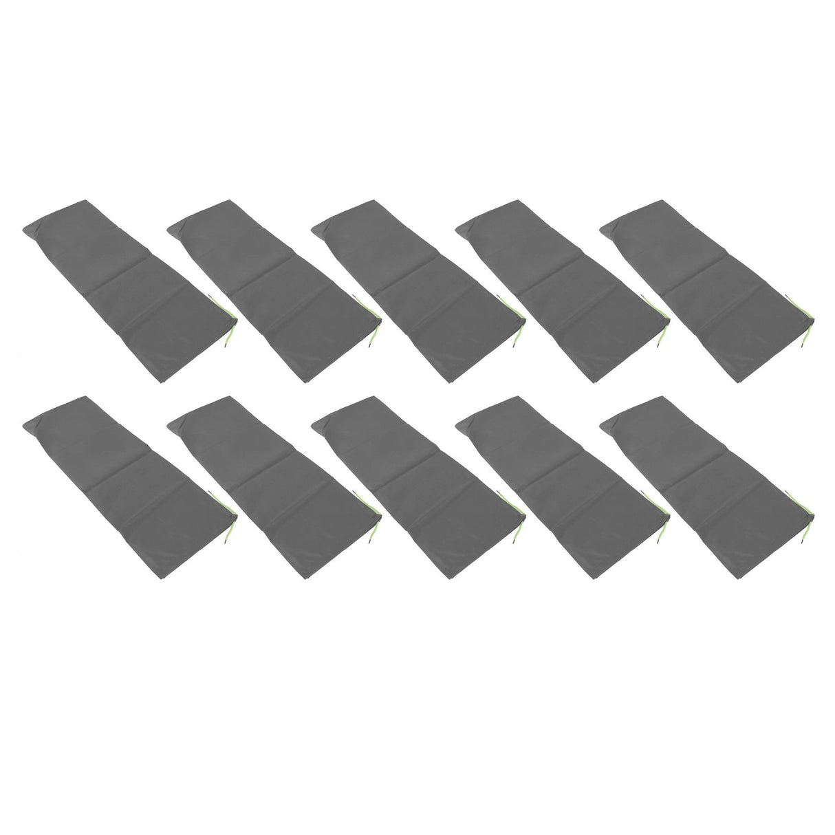 10pcs Flood Sandbags Professional Empty Rain Proof Drawstring Flood Control Sandbags for House Door Garage Basement Grey