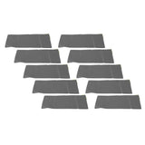 10pcs Flood Sandbags Professional Empty Rain Proof Drawstring Flood Control Sandbags for House Door Garage Basement Grey - Close-Up Angle
