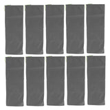 10pcs Flood Sandbags Professional Empty Rain Proof Drawstring Flood Control Sandbags for House Door Garage Basement Grey - Extra Image