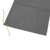 10pcs Flood Sandbags Professional Empty Rain Proof Drawstring Flood Control Sandbags for House Door Garage Basement Grey