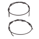 2PCS Replacement Tree Stand Cables 65 Inch Stainless Steel Plastic Climbing Treestand Cables for Hunting Accessories