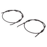 2PCS Replacement Tree Stand Cables 65 Inch Stainless Steel Plastic Climbing Treestand Cables for Hunting Accessories - 45-Degree Angle