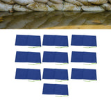 10Pcs Water Activated Flood Barriers Drawstring Flood Prevention Sand Bag for Gate Garage Basement