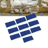 10Pcs Water Activated Flood Barriers Drawstring Flood Prevention Sand Bag for Gate Garage Basement