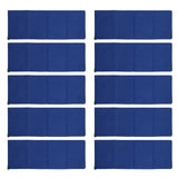 10pcs Flood Sandbags 600D Polyester Flood Prevention Bag Reusable Flood Barrier Bag for House Door Window Garage Basement Dark Blue
