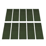 10pcs Flood Sandbags 600D Polyester Flood Prevention Bag Reusable Flood Barrier Bag for House Door Window Garage Basement Dark Green