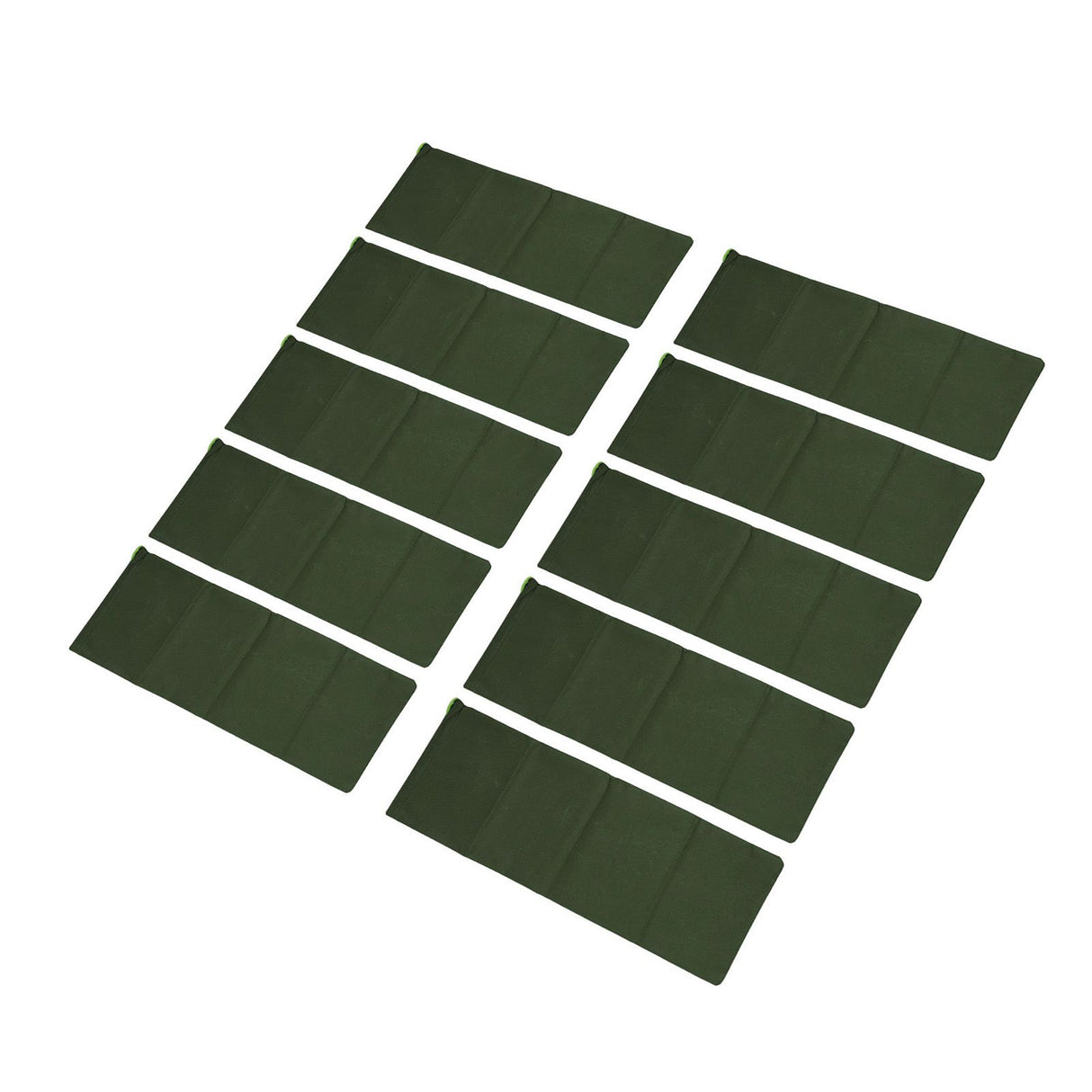 10pcs Flood Sandbags 600D Polyester Flood Prevention Bag Reusable Flood Barrier Bag for House Door Window Garage Basement Dark Green