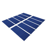 10PCS Flood Prevention Sandbags Drawstring Rain Proof Empty Flood Control Bags for House Door Garage Basement Dark Blue - 45-Degree Angle