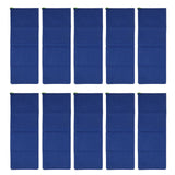 10PCS Flood Prevention Sandbags Drawstring Rain Proof Empty Flood Control Bags for House Door Garage Basement Dark Blue