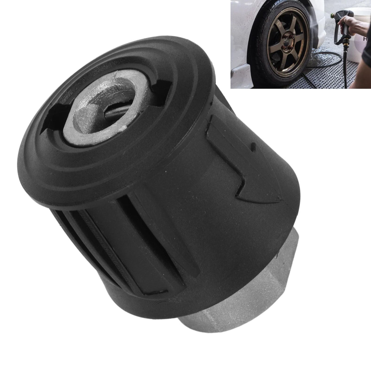 M22 Adapter 14mm High Pressure Washer Hose Pipe Quick Connector M22 14MM Pressure Washer Adapter 4000psi