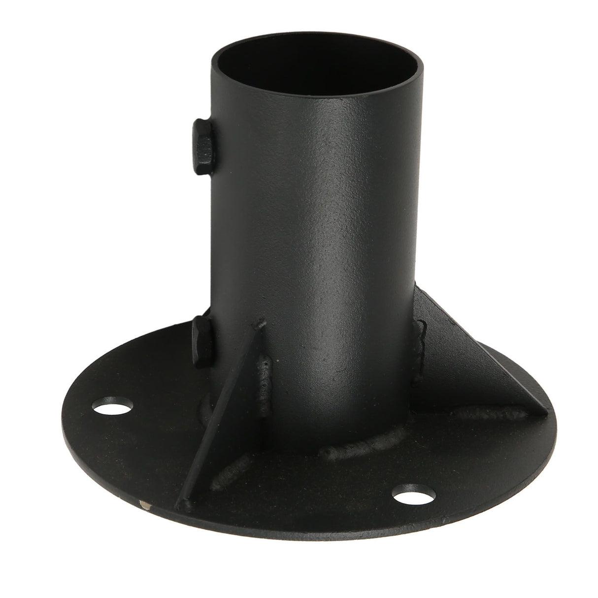 Chain Link Fence Pole Floor Flange Base Flange Heavy Solid Fence Post Concrete Mount for Holding Fence Mailbox Flag Round Posts 52mm / 2.0in