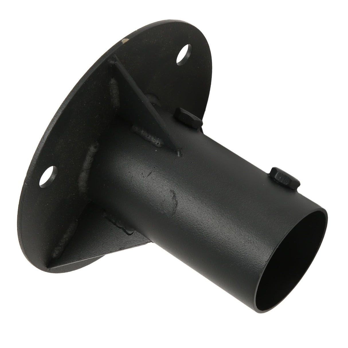 Chain Link Fence Pole Floor Flange Base Flange Heavy Solid Fence Post Concrete Mount for Holding Fence Mailbox Flag Round Posts 52mm / 2.0in