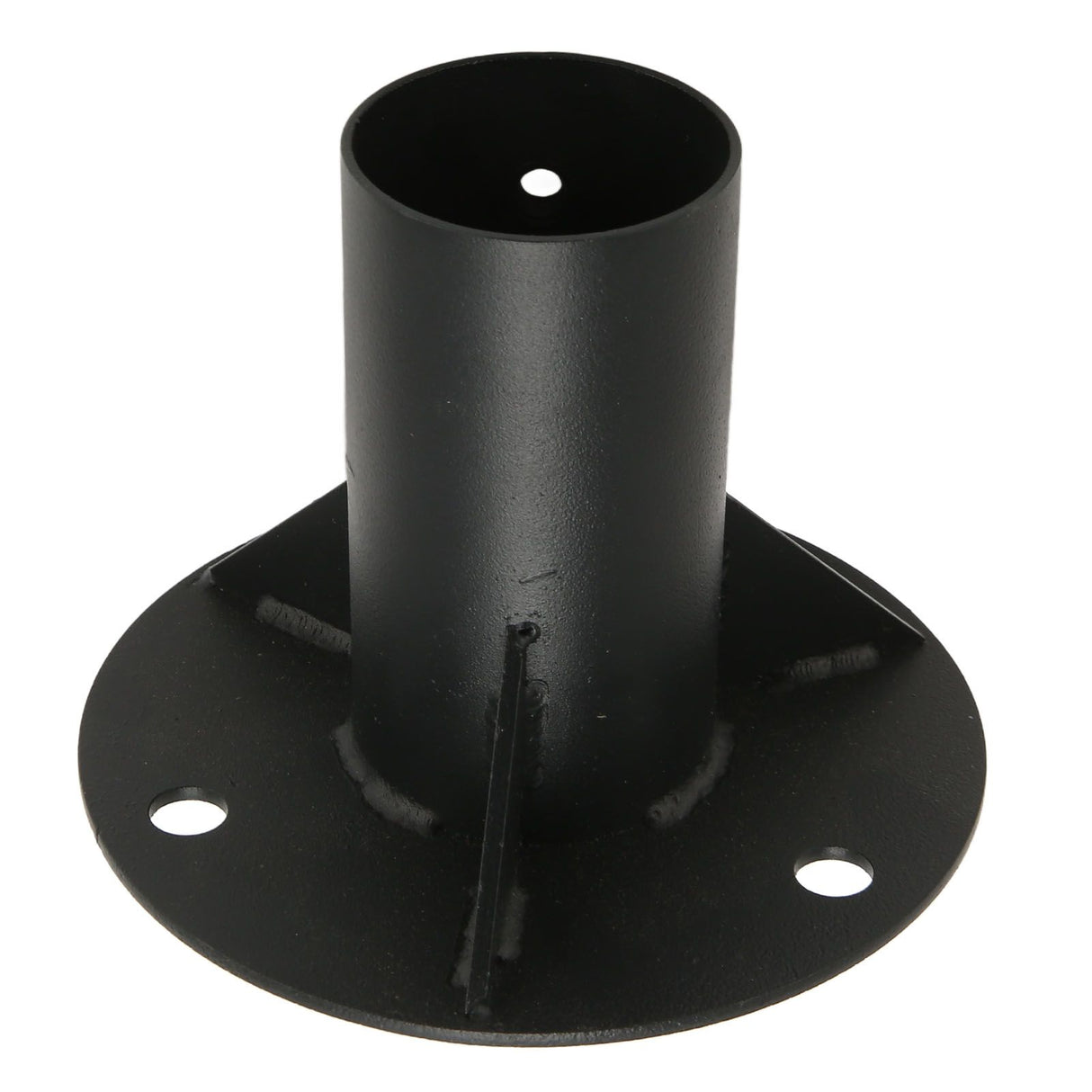 Chain Link Fence Pole Floor Flange Base Flange Heavy Solid Fence Post Concrete Mount for Holding Fence Mailbox Flag Round Posts 52mm / 2.0in