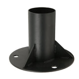 Chain Link Fence Pole Floor Flange Base Flange Heavy Solid Fence Post Concrete Mount for Holding Fence Mailbox Flag Round Posts 52mm / 2.0in - Extra Image