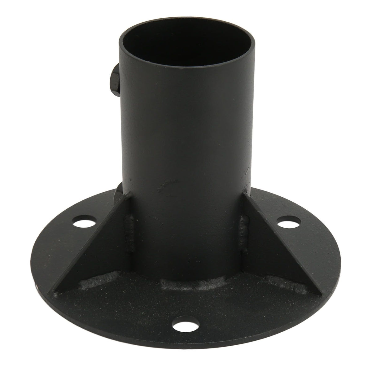 Chain Link Fence Pole Floor Flange Base Flange Heavy Solid Fence Post Concrete Mount for Holding Fence Mailbox Flag Round Posts 52mm / 2.0in
