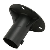 Chain Link Fence Pole Floor Flange Base Flange Heavy Solid Fence Post Concrete Mount for Holding Fence Mailbox Flag Round Posts 65mm / 2.6in - Low Angle