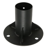 Chain Link Fence Pole Floor Flange Base Flange Heavy Solid Fence Post Concrete Mount for Holding Fence Mailbox Flag Round Posts 65mm / 2.6in