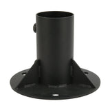 Chain Link Fence Pole Floor Flange Base Flange Heavy Solid Fence Post Concrete Mount for Holding Fence Mailbox Flag Round Posts 65mm / 2.6in - Extra Image