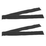 2pcs Flood Barriers Nonwoven Absorbent Resin Water Absorbent Expansion Bag Reusable Dam Bag for Garage Basement - 45-Degree Angle