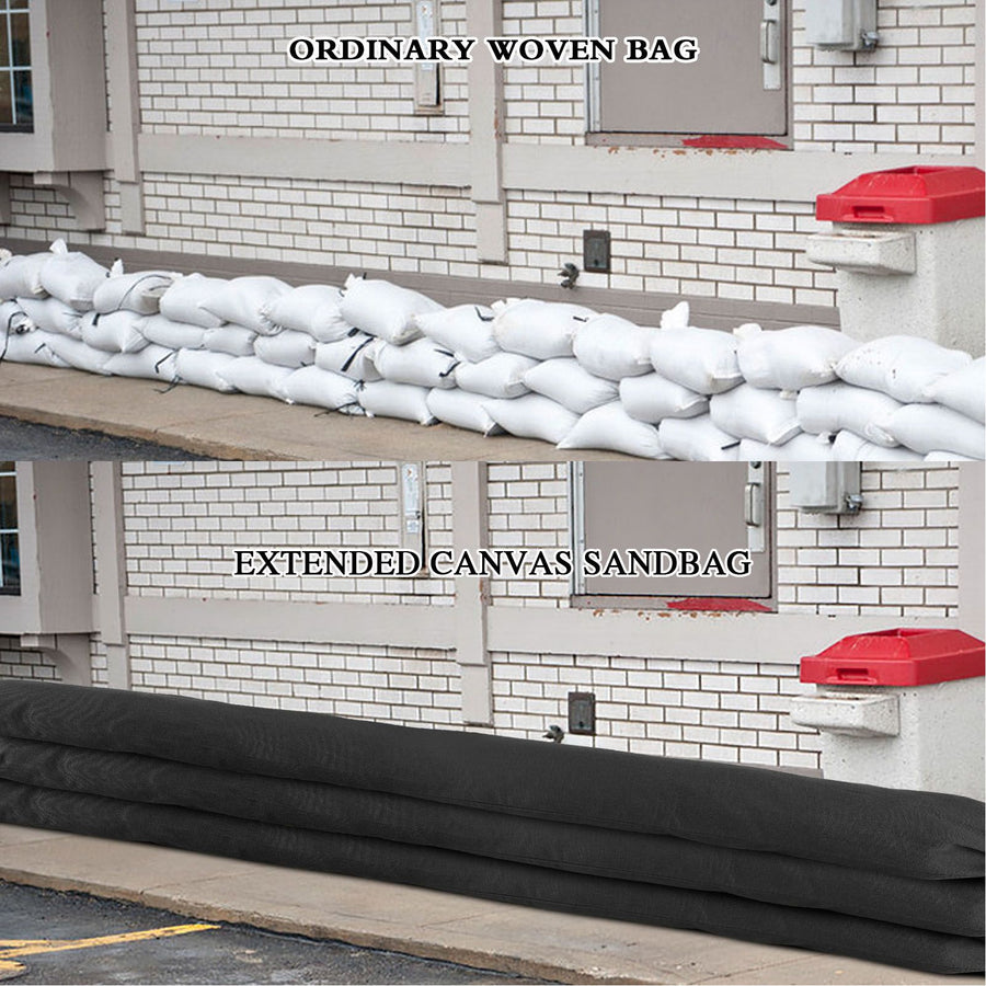 2Pcs 5ft Water Activated Flood Barriers Non Woven Absorbent Resin Double Layer Floor Prevention Bags for Home, image 15