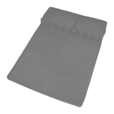 Grill Tools Mat Silicone 8 Slots 16x11.5in Anti Slip Heat Resistant Easy to Clean Griddle Accessories for Kitchen Cooking Grey