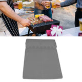 Grill Tools Mat Silicone 8 Slots 16x11.5in Anti Slip Heat Resistant Easy to Clean Griddle Accessories for Kitchen Cooking Grey - Extra Image