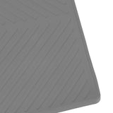 Grill Tools Mat Silicone 8 Slots 16x11.5in Anti Slip Heat Resistant Easy to Clean Griddle Accessories for Kitchen Cooking Grey - Extra Image