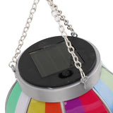 Hot Air Balloon Solar Lantern 600MAH Rainbow Color Automatic On Off Warm Light Outdoor Solar Hanging Lights for Patio Garden Porch - Extra Image