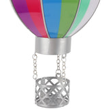 Hot Air Balloon Solar Lantern 600MAH Rainbow Color Automatic On Off Warm Light Outdoor Solar Hanging Lights for Patio Garden Porch - Extra Image