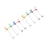8PCS Fake Dragonfly Clip Waterproof Outdoor 3D Dragonfly Garden Decorative Clips Home Patio Ornaments Crafts - Front View