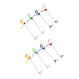 8PCS Fake Dragonfly Clip Waterproof Outdoor 3D Dragonfly Garden Decorative Clips Home Patio Ornaments Crafts