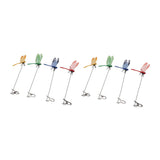 8PCS Fake Dragonfly Clip Waterproof Outdoor 3D Dragonfly Garden Decorative Clips Home Patio Ornaments Crafts