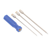 3PCS Livestock Trocar Stainless Steel Dispensing Stomach Deflation Needle Veterinary Equipment Surgical Instruments for Cattle Cow Rumen Puncture