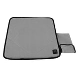USB Heated Seat Cushion Adjustable Lightweight Heated Stadium Cushion for Camping Fishing Home Office Deep Gray - Extra Image