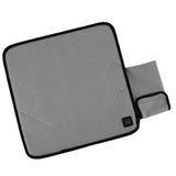 USB Heated Seat Cushion Adjustable Lightweight Heated Stadium Cushion for Camping Fishing Home Office Deep Gray